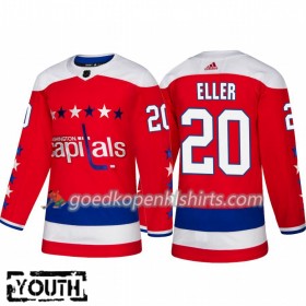 Washington Capitals Lars Eller 20 Adidas 2018-2019 Alternate Authentic Shirt - Kinderen